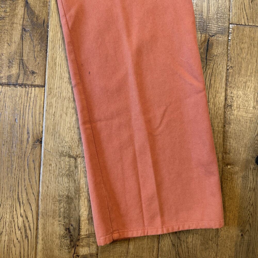Karen Kane Lifestyle Women’s Rust Orange Denim Lyocell High Rise Pants Size 16 - Picture 7 of 8